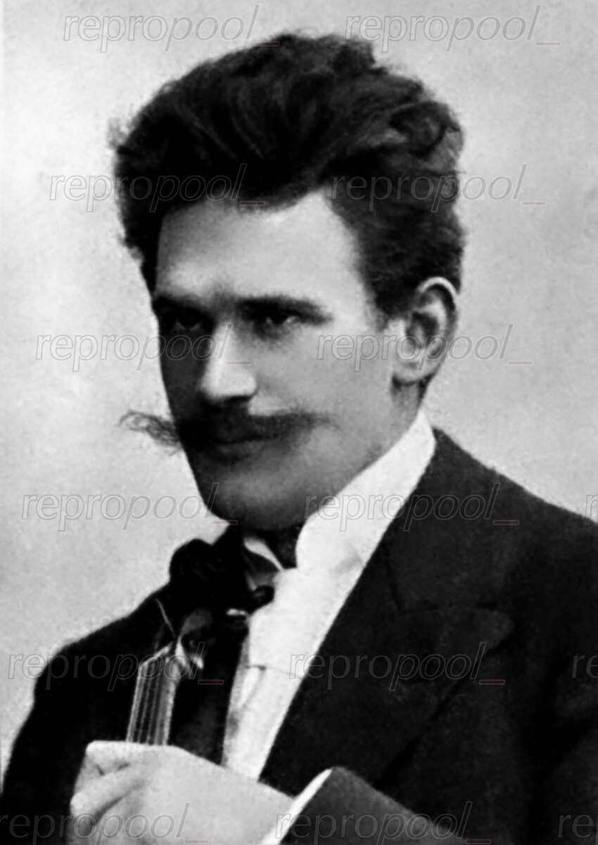 Felix Berber; Fotografie von unbekannter Hand (vor 1900)