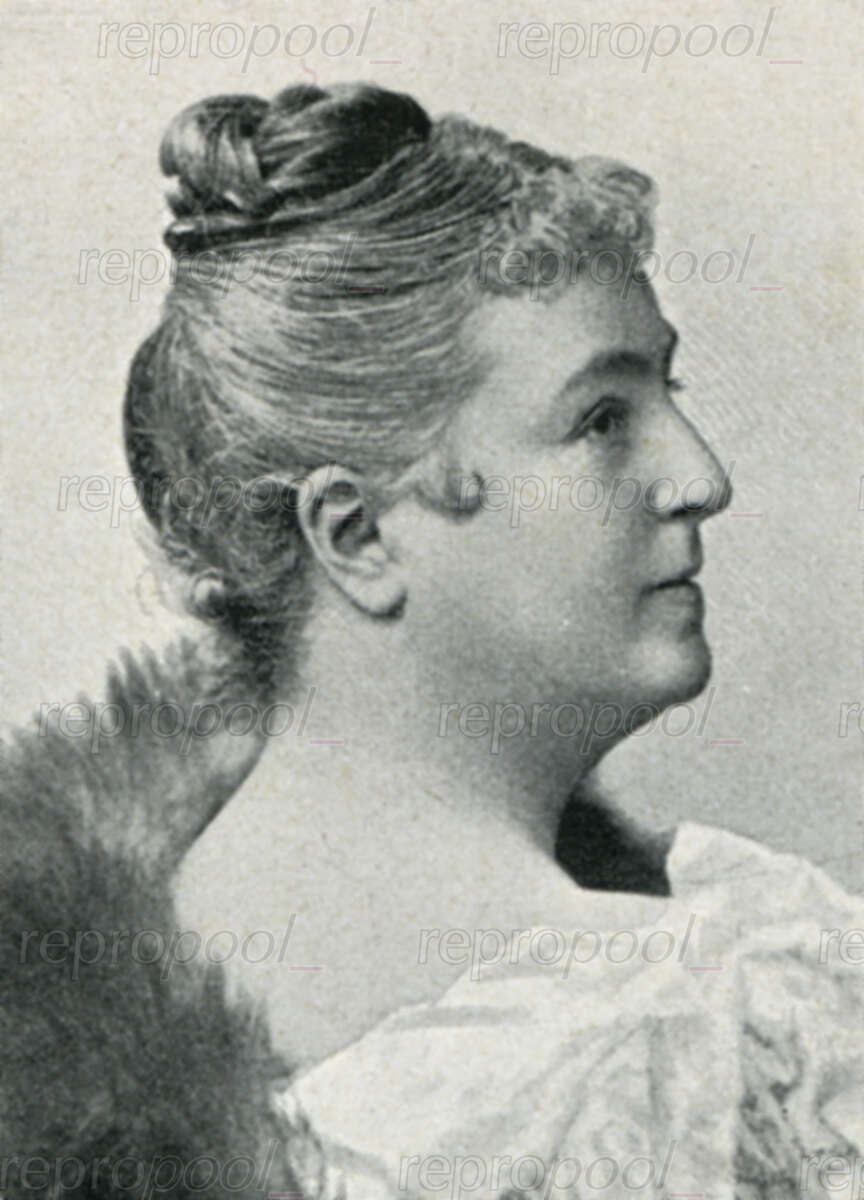 Lilli Lehmann-Kalisch; Fotografie von unbekannter Hand (vor 1900)