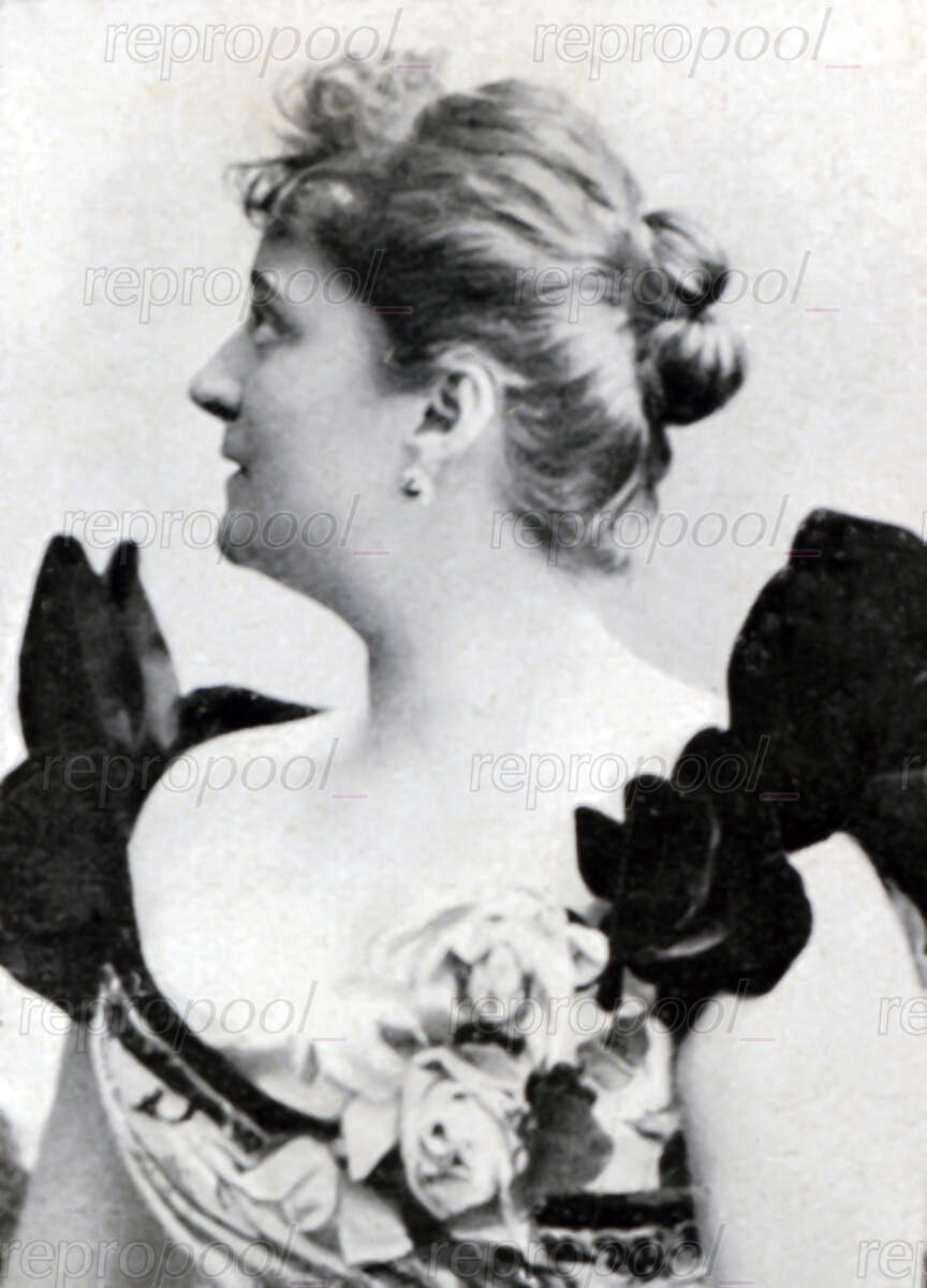 Lilian Sanderson; Fotografie von unbekannter Hand (vor 1900)
