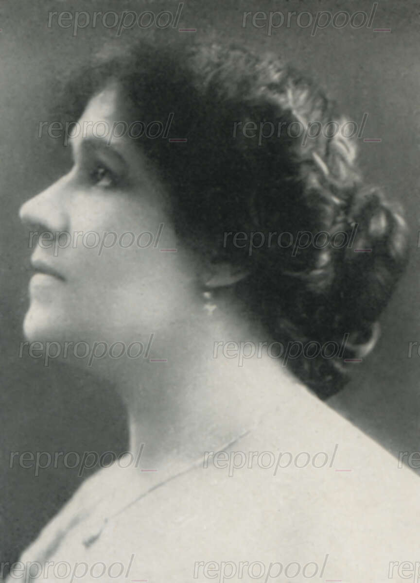 Mary Hagen; Fotografie von unbekannter Hand (vor 1909)
