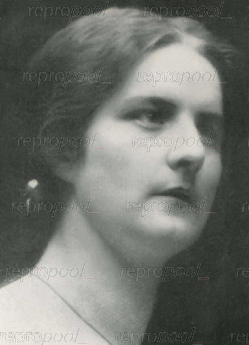 Maria Philippi; Fotografie von unbekannter Hand (vor 1909)