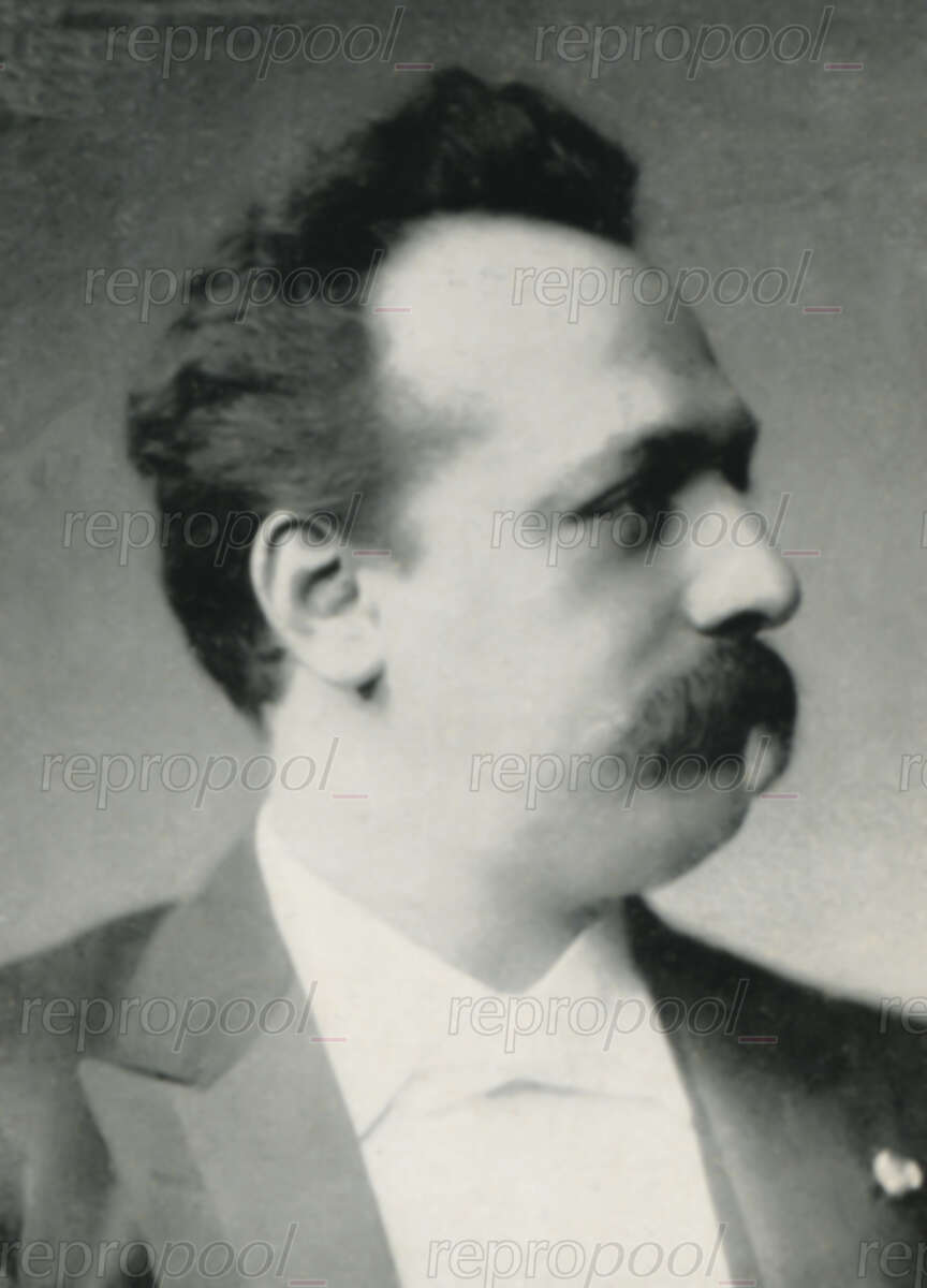 Émile Sauret; Fotografie von unbekannter Hand (vor 1909)