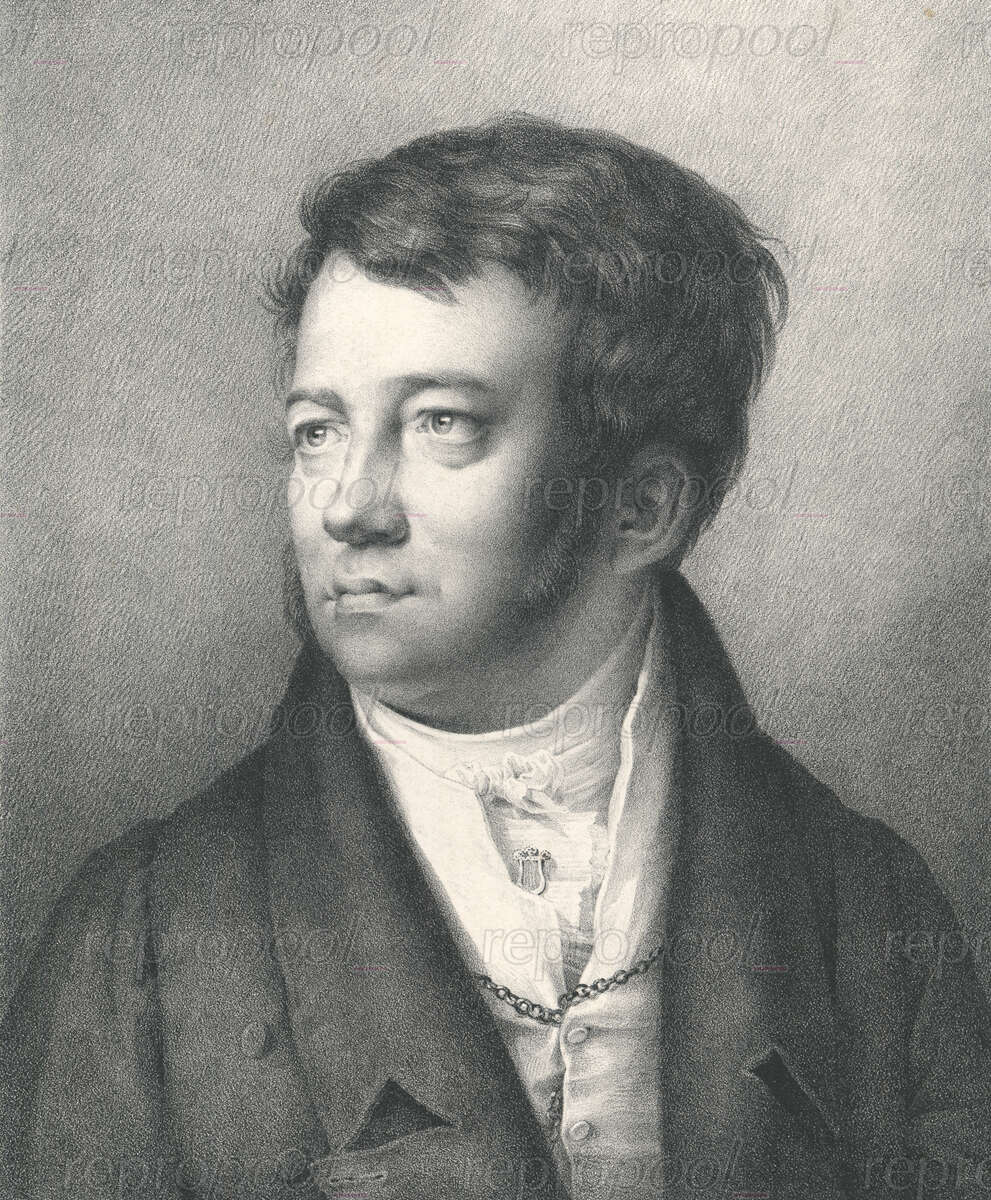 Friedrich Schneider; Lithografie von unbekannter Hand (1816)