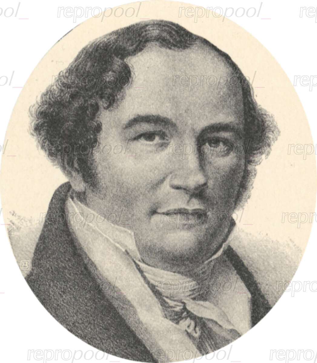 Conradin Kreutzer; Lithografie von Joseph Brodtmann (um 1810)