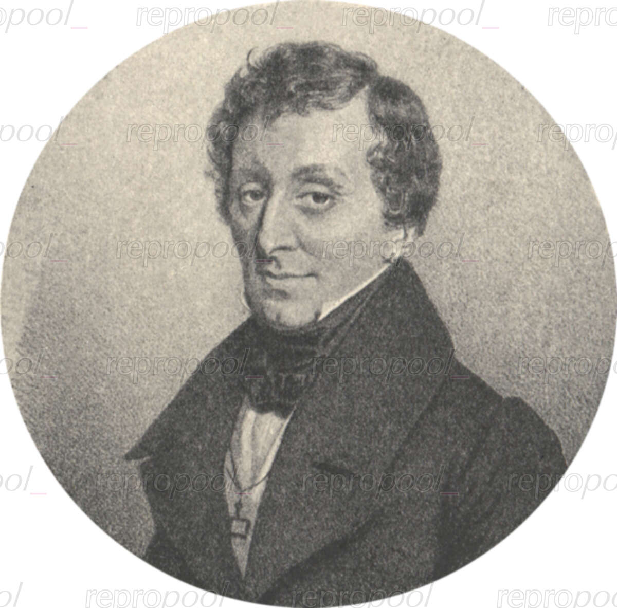 Giacomo Meyerbeer; Stahlstich von unbekannter Hand (um 1860)