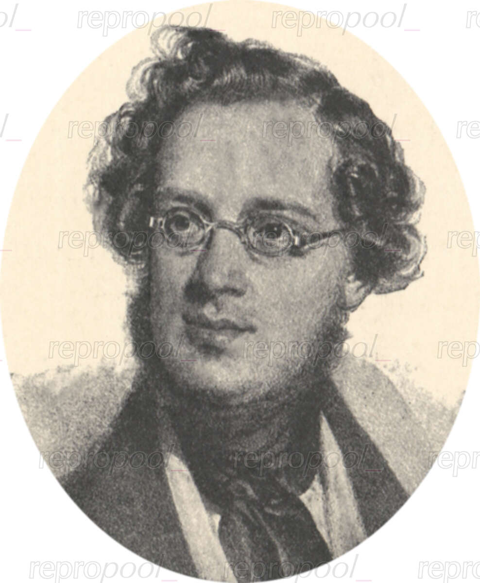 Heinrich Proch; Lithografie von Joseph Kriehuber (1840)