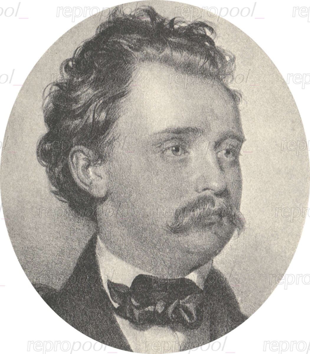 Franz Steger; Lithografie von Josef Kriehuber (1854)
