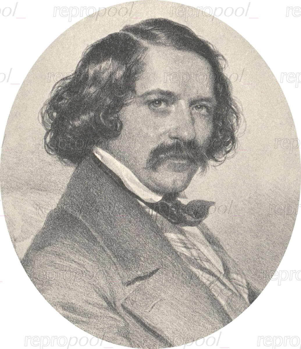 Eduard Leithner; Lithografie von Josef Kriehuber (1846)