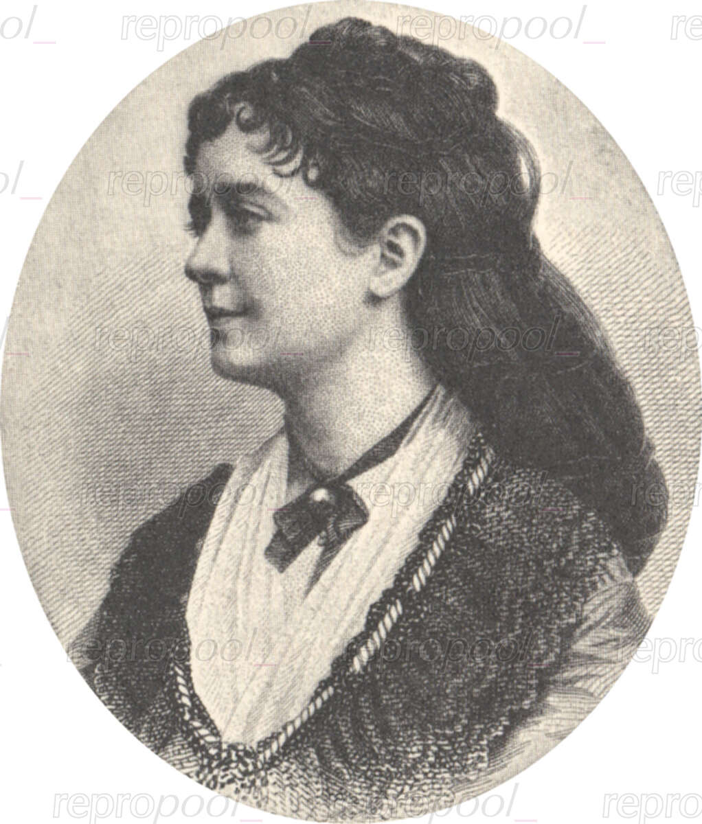 Maria von Rabatinsky; Stahlstich von unbekannter Hand (um 1860)
