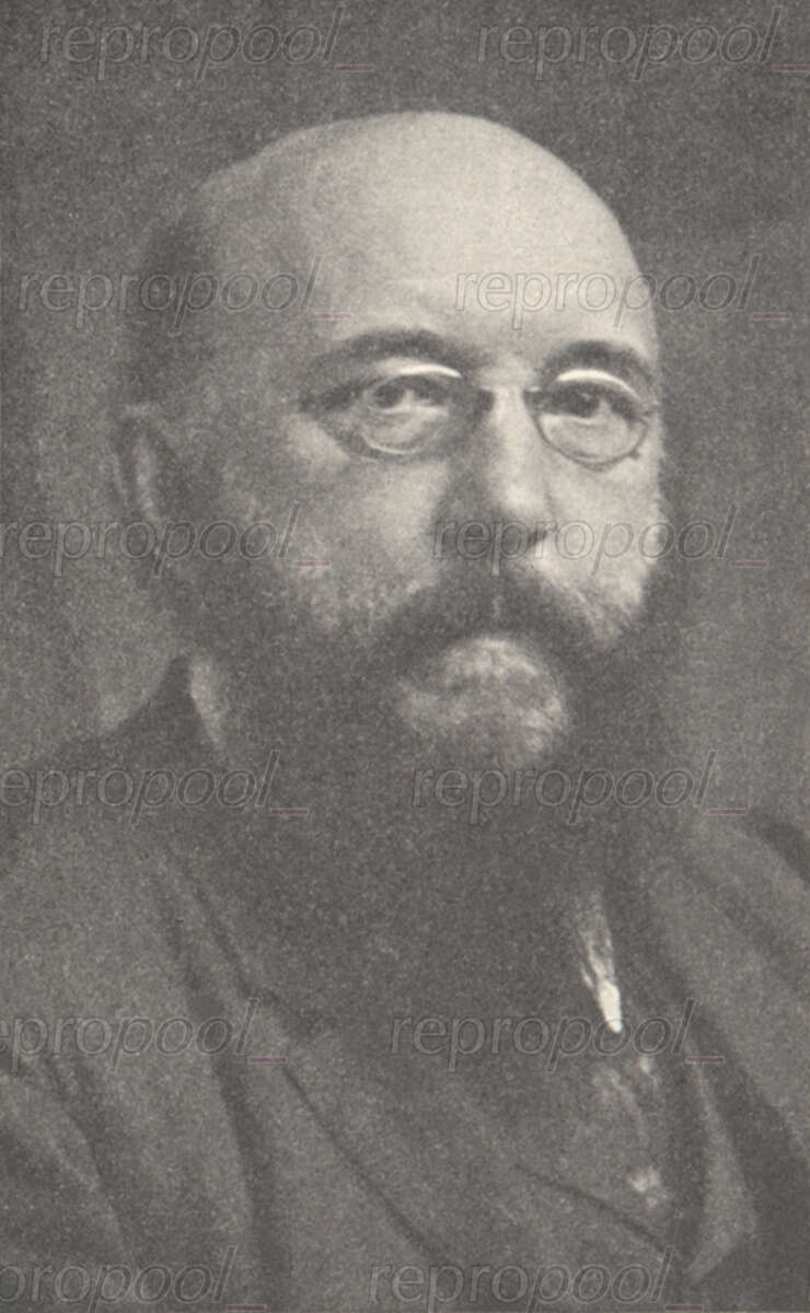 Johann Nepomuk Fuchs; Fotografie von unbekannter Hand (um 1890)