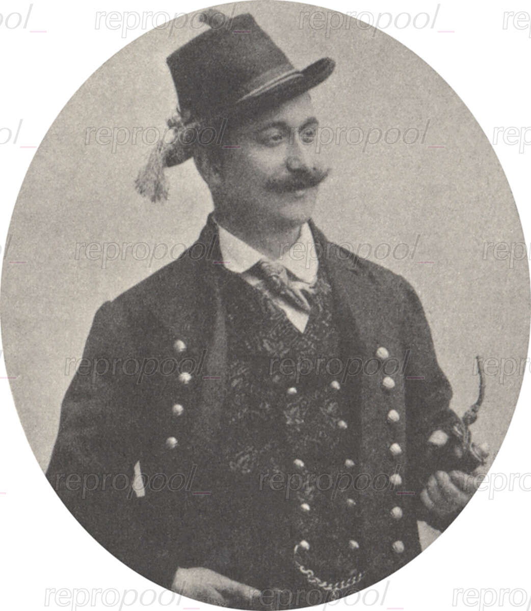 Josef Ritter; Fotografie von Rudolf Krziwanek (um 1890)