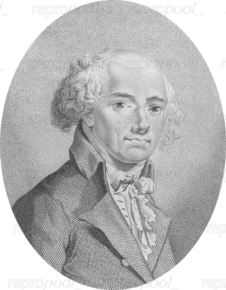 Giovanni Battista Viotti; Punktierstich von Wilhelm Arndt (um 1810)