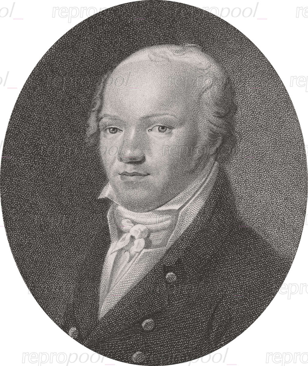 Andreas Romberg; Punktierstich von unbekannter Hand (um 1800)