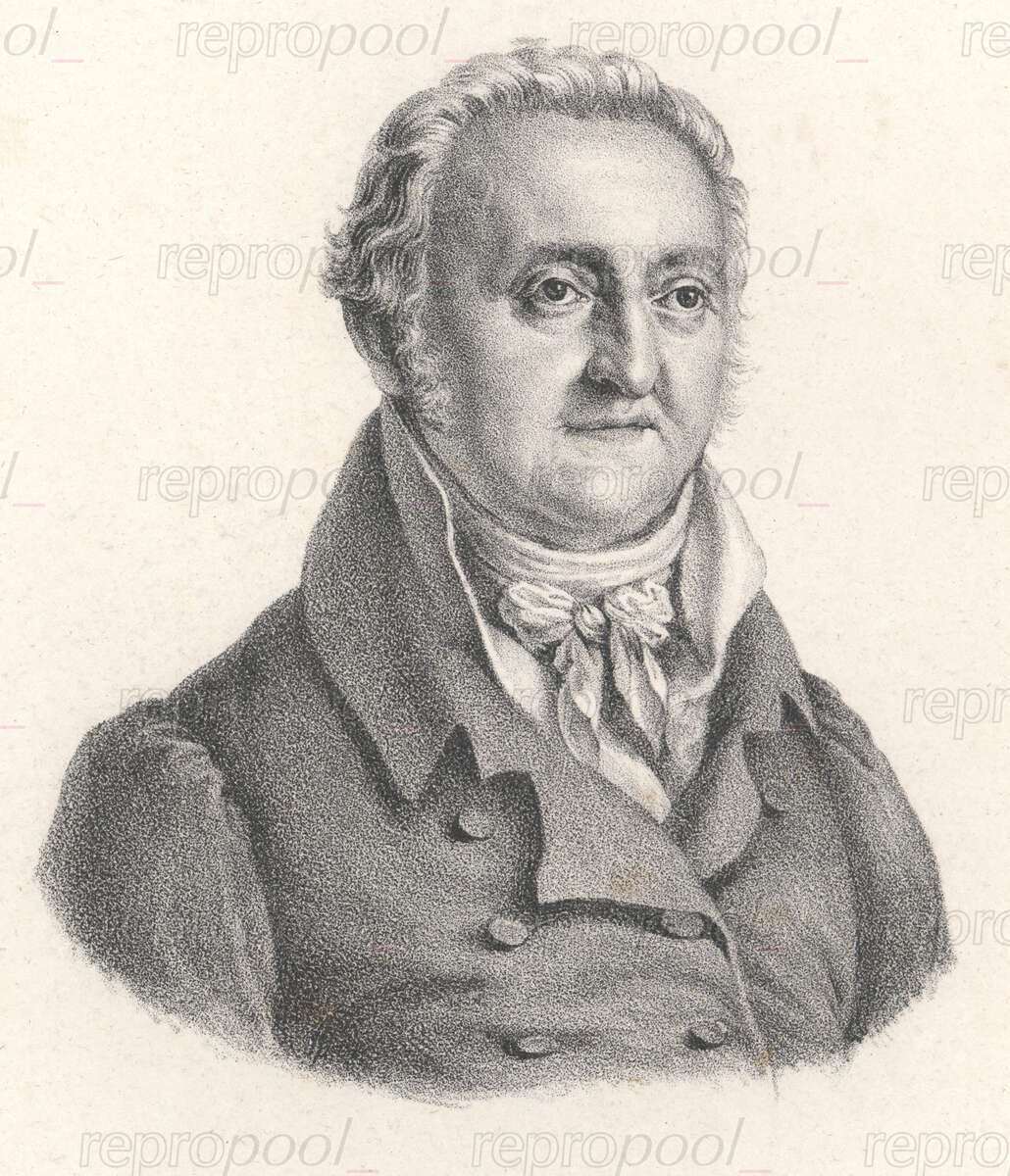 Johann Gottfried Schicht; Lithografie von Friedrich August Zimmermann (um 1820)