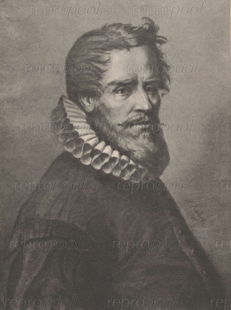Ludwig Senfl; Lithografie von unbekannter Hand;<br>nach: Zeichnung von Heinrich Eduard von Winter