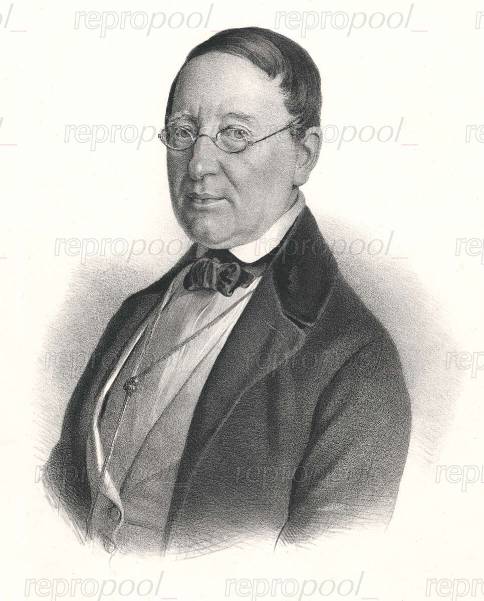 Charles Mayer; Lithografie von Gustav Schlick (1854)