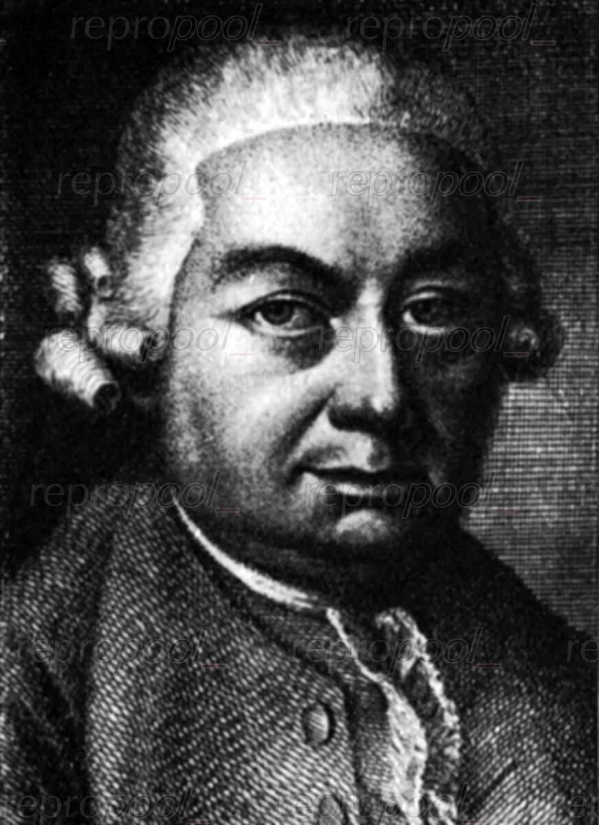 Karl Philipp Emanuel Bach; Pastell von unbekannter Hand