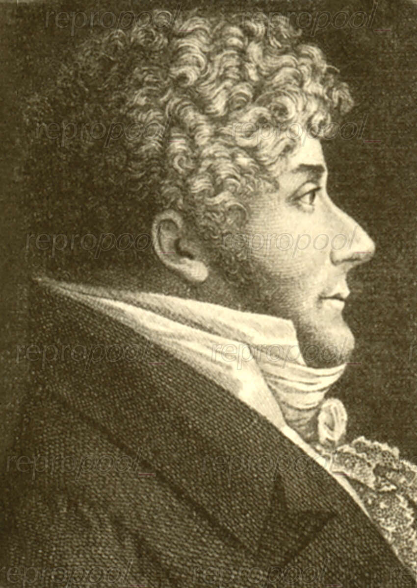 Ferdinando Paer; Zeichnung von Edme Quenedey (1809)