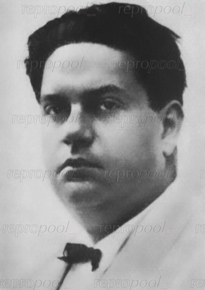 Darius Milhaud; Fotografie von Tipia (um 1920)