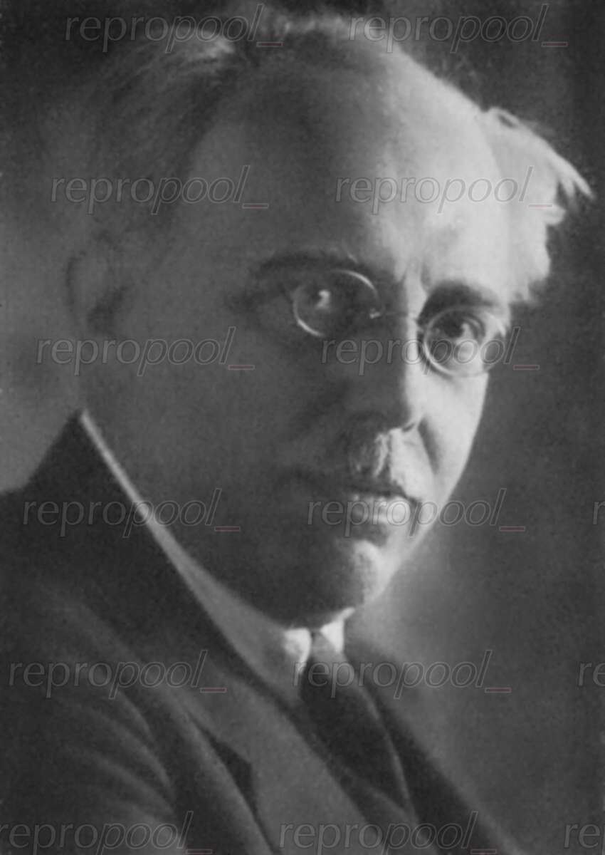 Karl Straube; Fotografie von Eme Bardorff (um 1925)