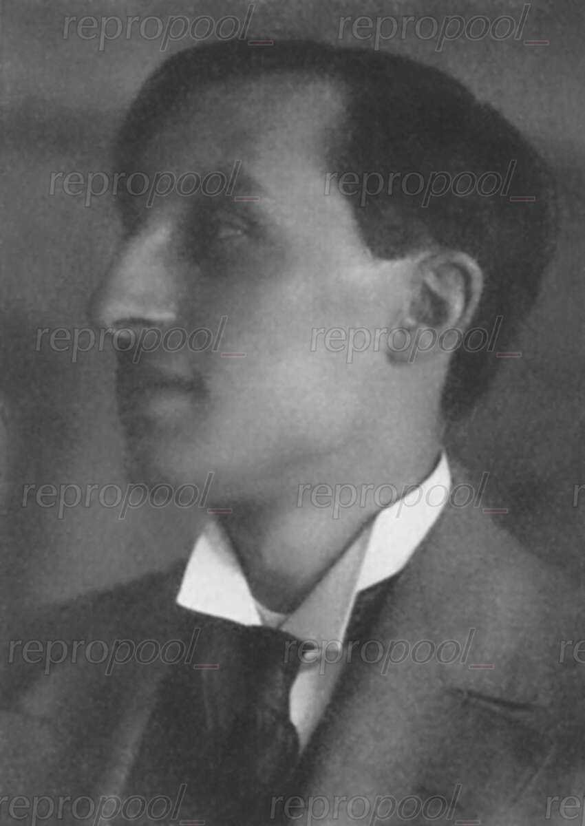 Philipp Jarnach; Fotografie von A. Schwartzkopf (um 1920)
