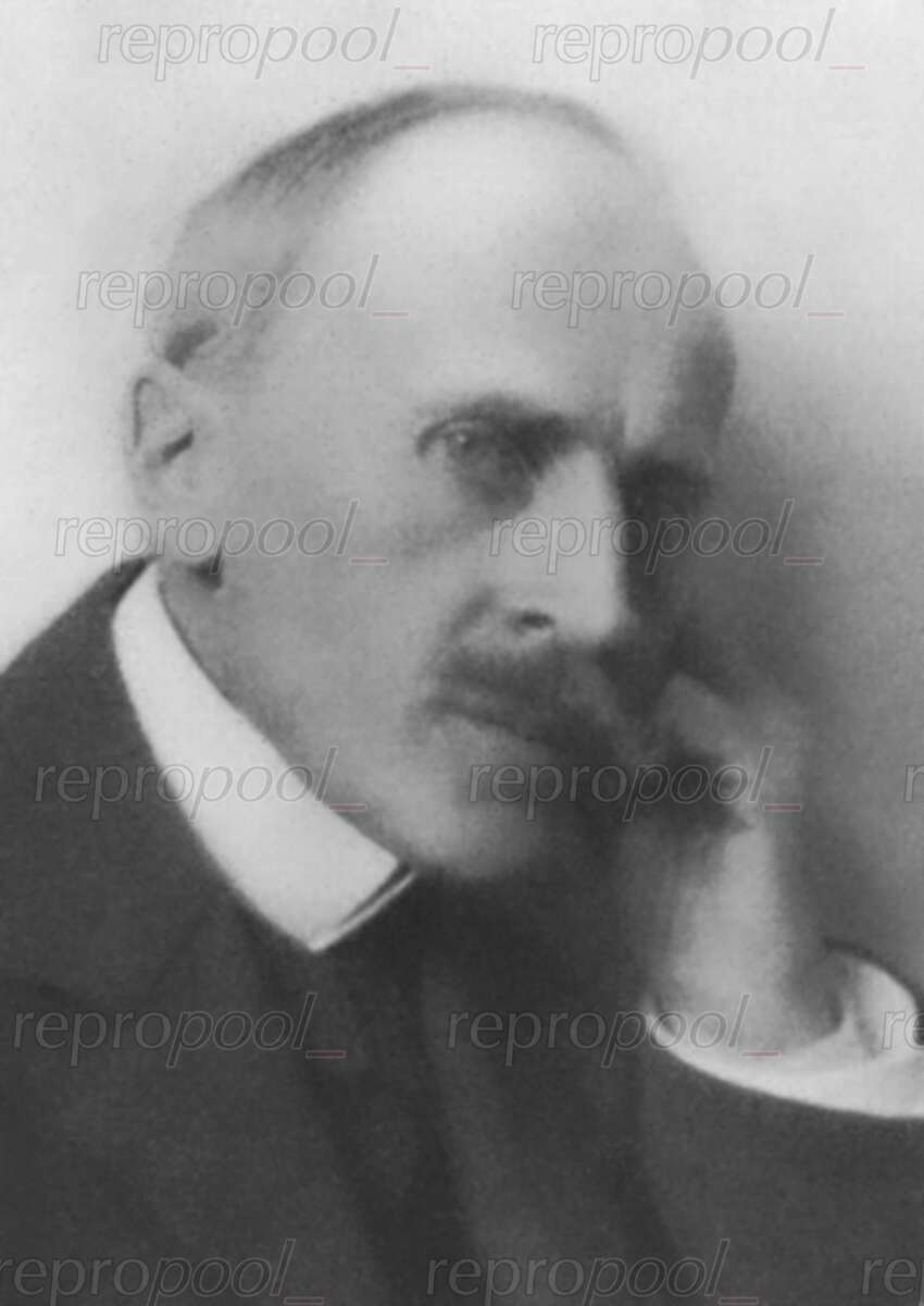 Romain Rolland; Fotografie von unbekannter Hand (um 1920)