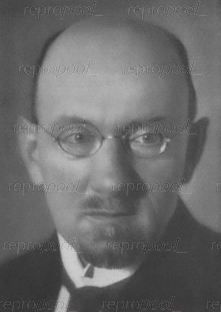 Karl Nef; Fotografie von Albert Teichmann (um 1920)