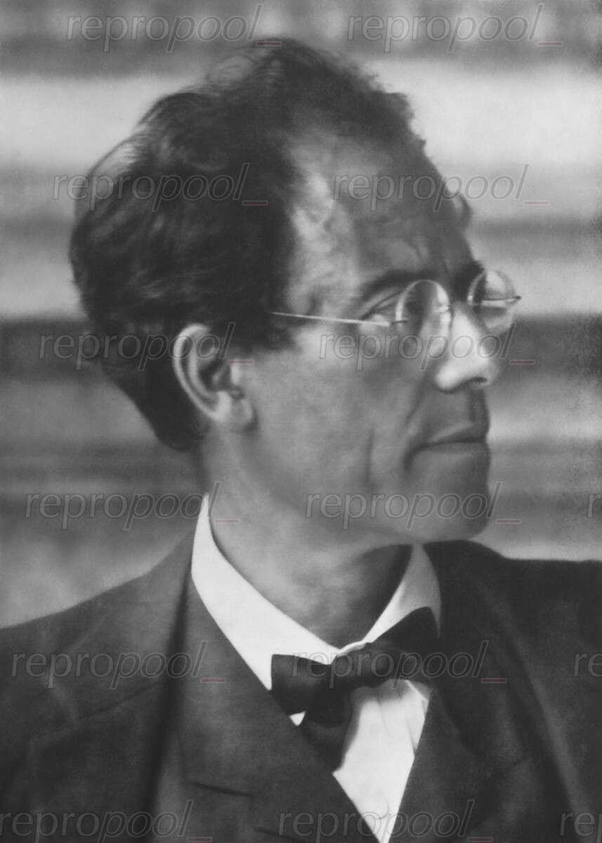 Gustav Mahler; Fotografie von Moriz Nähr (1907)