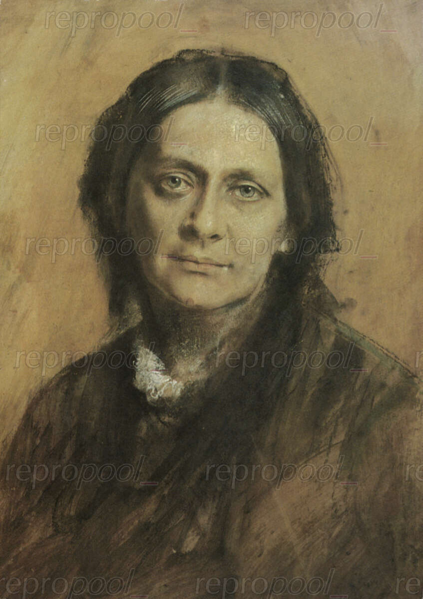 Clara Schumann; Ölgemälde von Franz Lenbach (1878)