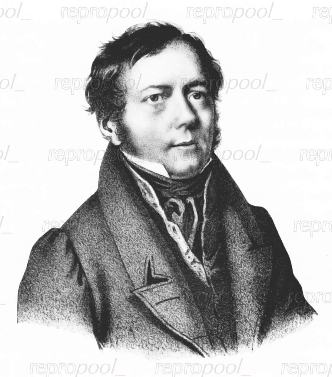 Friedrich Dotzauer; Lithografie von Josef Kriehuber (um 1830)