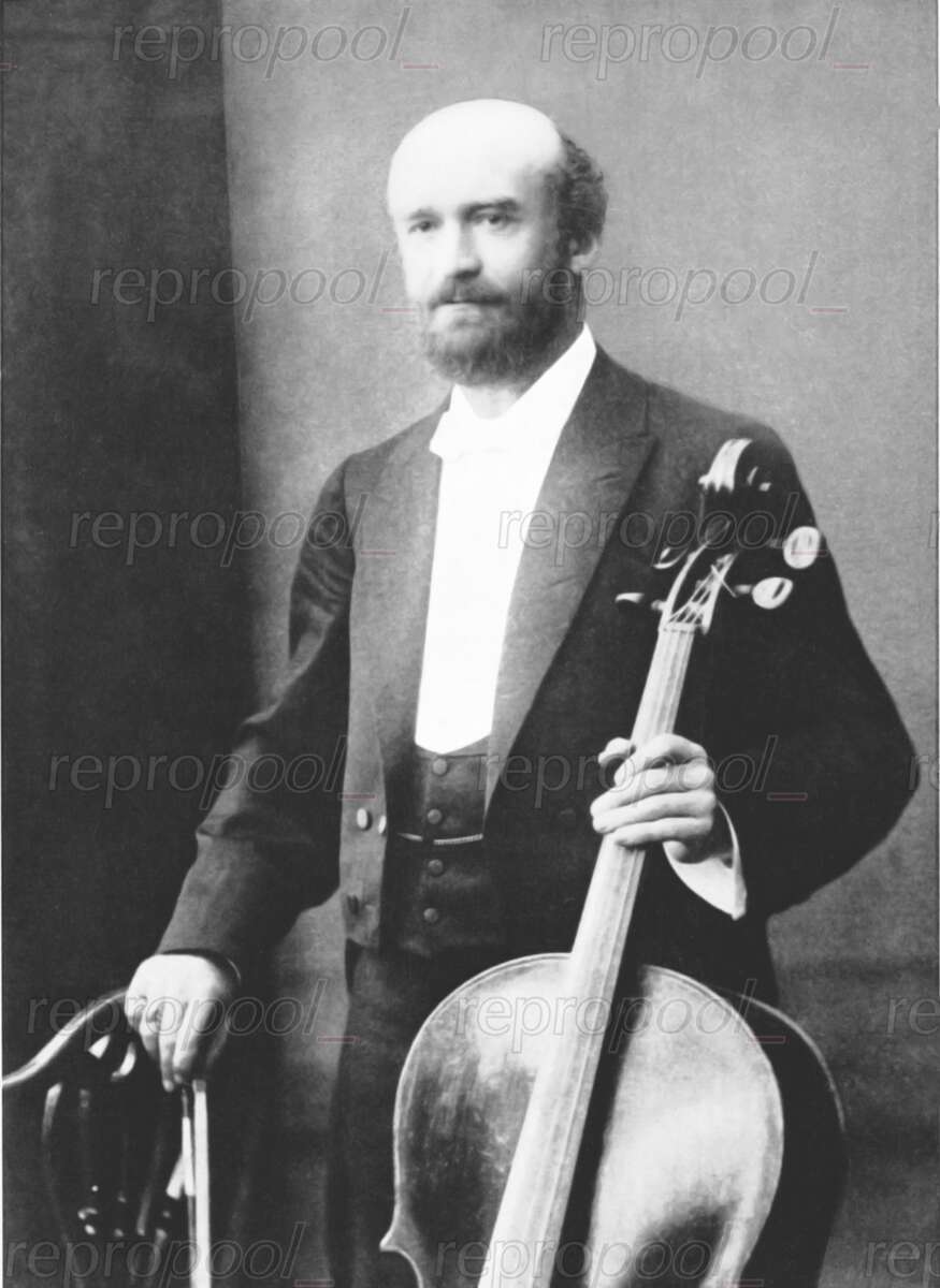 Julius Klengel; Fotografie von Georg Brokesch (1903)