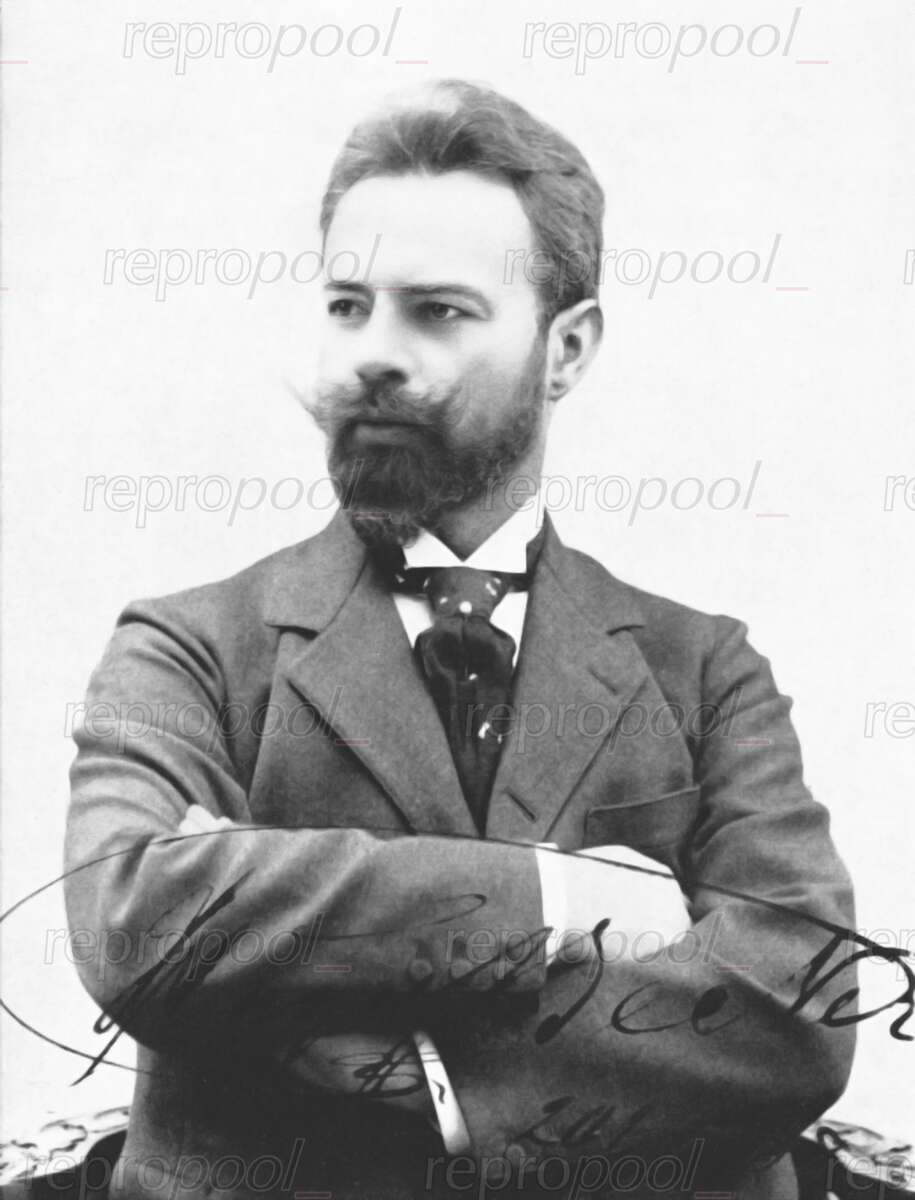 Hugo Becker; Fotografie von Ernst Hanfstaengl (um 1900)