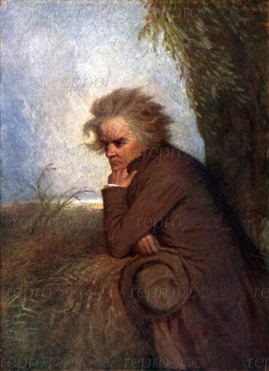 Ludwig van Beethoven; Gemälde von Rudolf Hausleitner