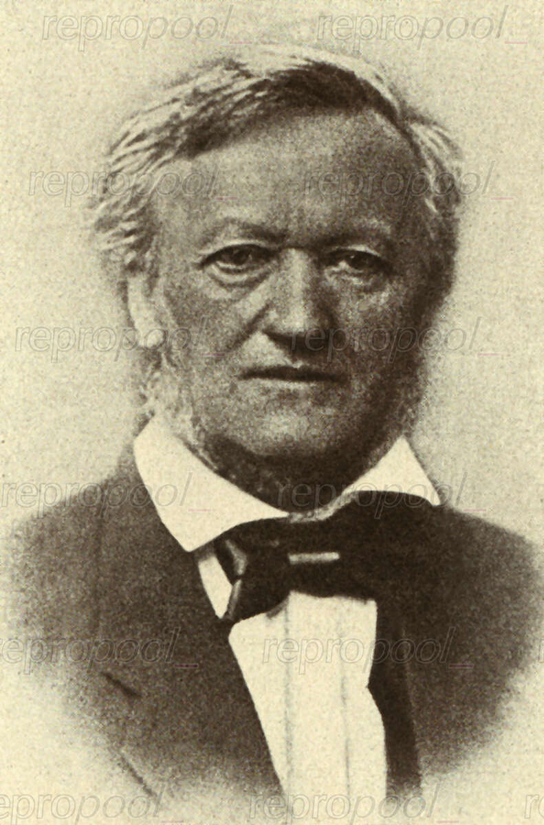 Richartd Wagner; Fotografie von Joseph John Elliott (1877)