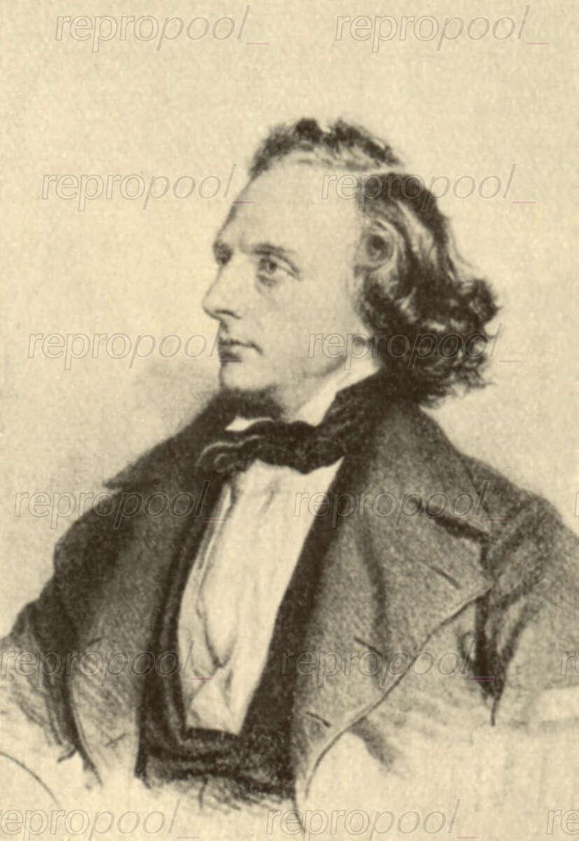 Henri Litolff; Lithografie von Joseph Kriehuber (1848)