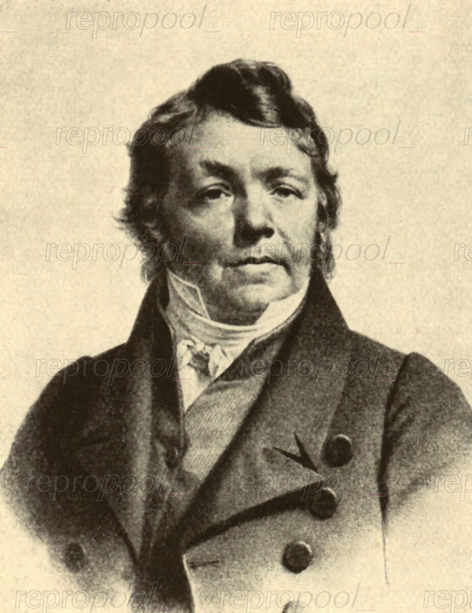 Johann Nepomuk Hummel; Lithografie von Pierre Roch Vigneron (um 1820)