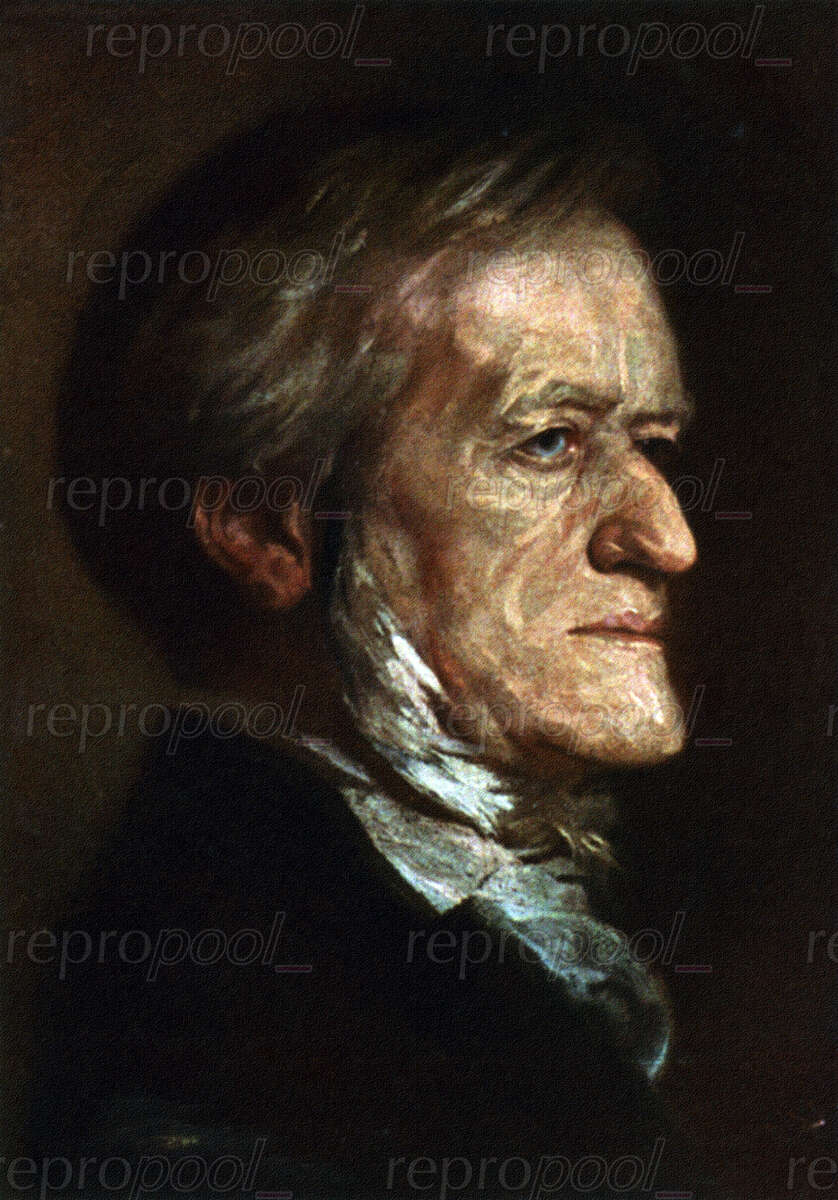 Richard Wagner; Gemälde von Hermann Torggler (um 1900)