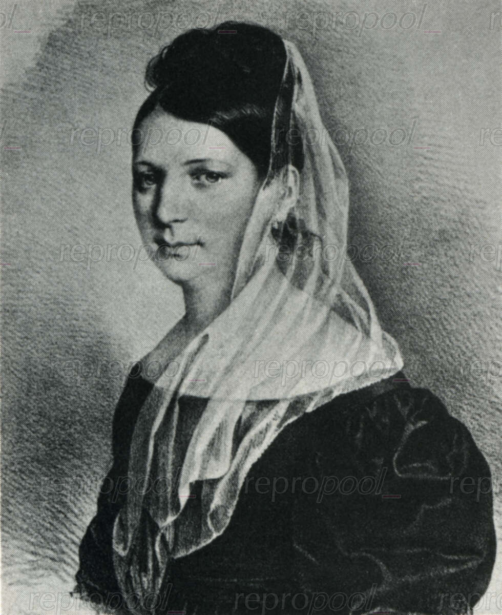 Antonia Bianchi; Lithografie von Joseph Kriehuber (1830)