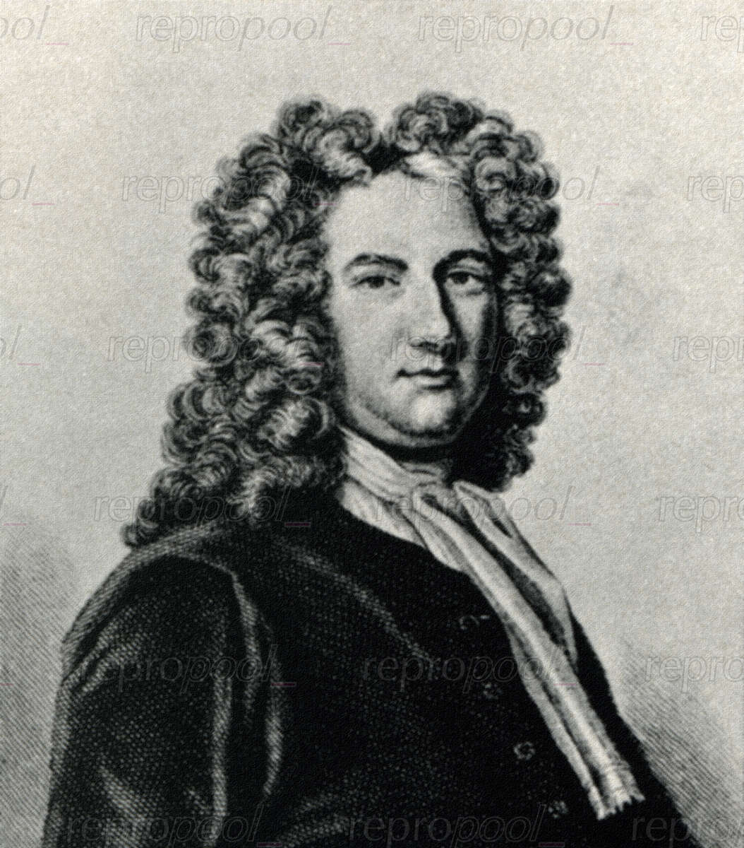 Henry Carey; Kupferstich von Gräfe (um 1730)