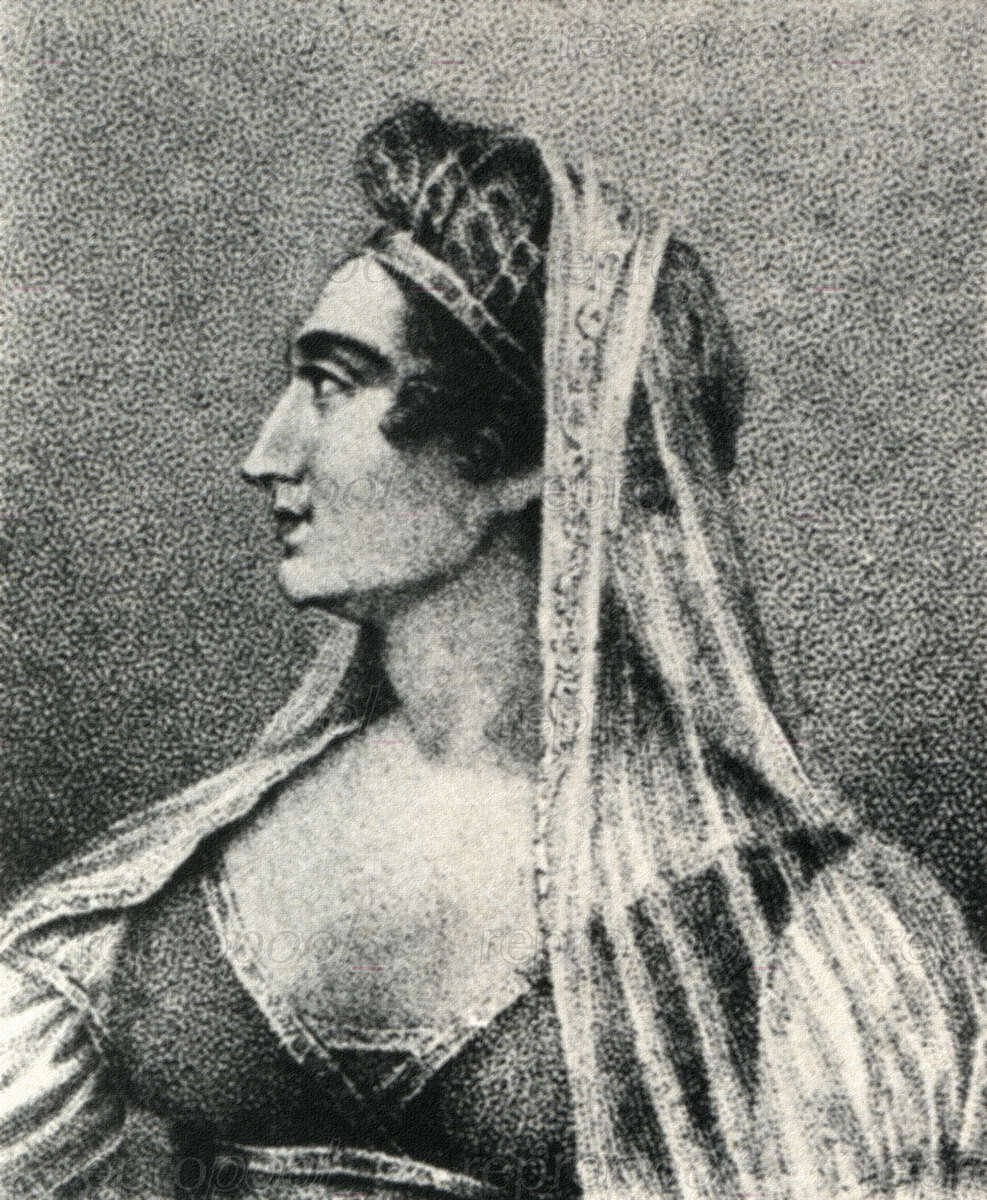 Demoiselle Clari; Lithografie von Joseph Teltscher (1826)